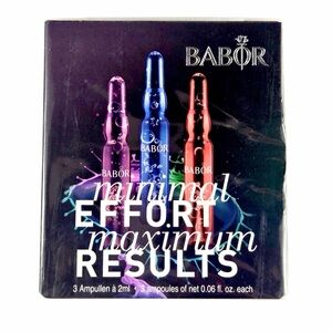 BABOR Minimal Effort Maximum Results Bath & Body Ampoules - Pink, Blue, Red